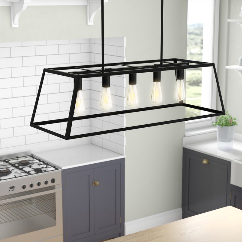 Wicklund 5-Light Kitchen Island Pendant