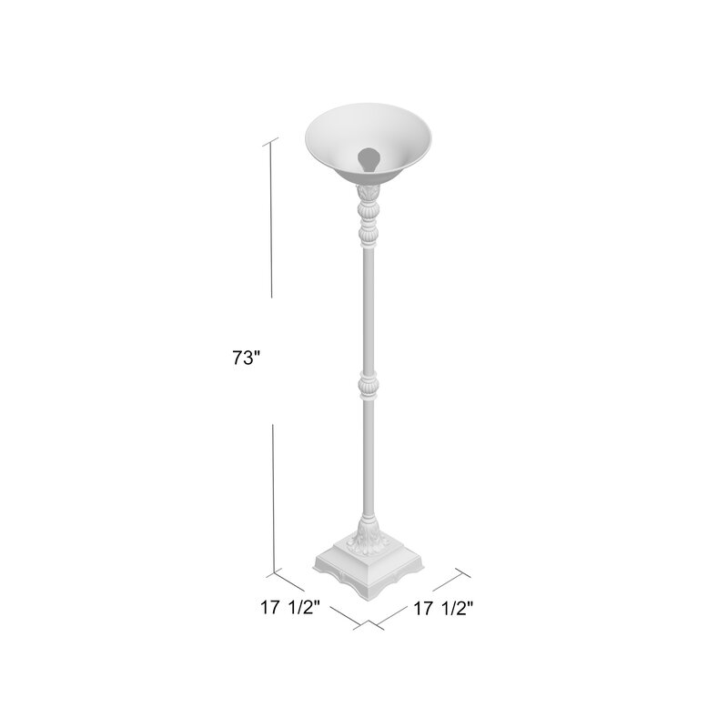 73" Torchiere Floor Lamp