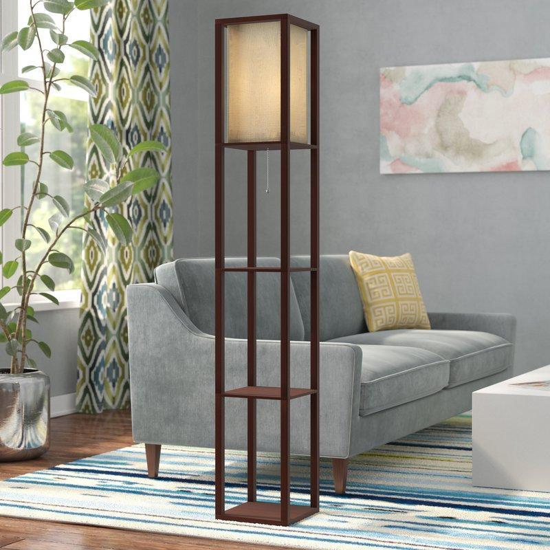 Shelf 63" Column Floor Lamp