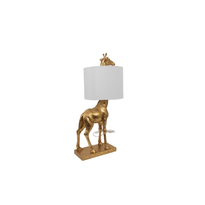 Harbaugh Resin Giraffe 28" Table Lamp