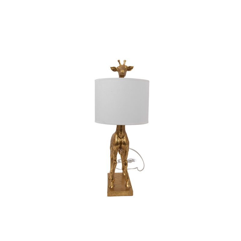 Harbaugh Resin Giraffe 28" Table Lamp