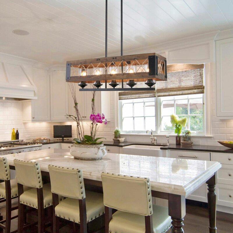 5-Light Kitchen Island Pendant