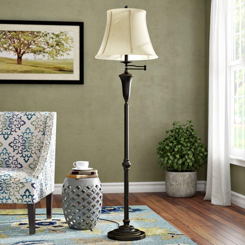 62" Swing Arm Floor Lamp