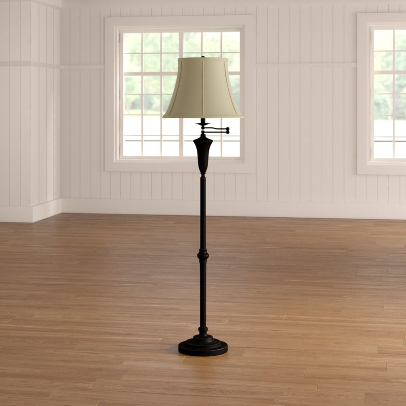 62" Swing Arm Floor Lamp