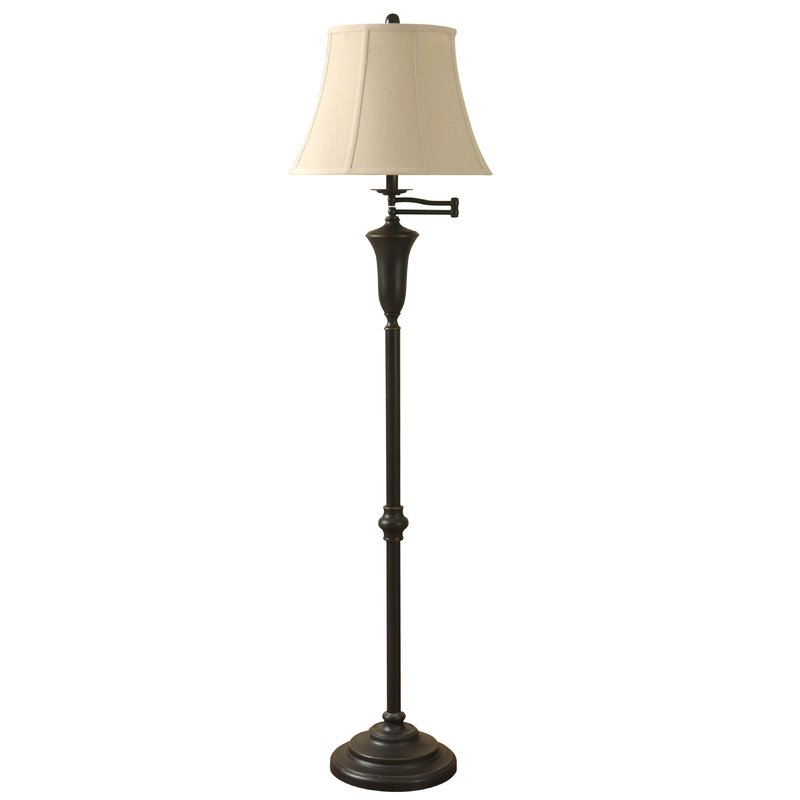 62" Swing Arm Floor Lamp