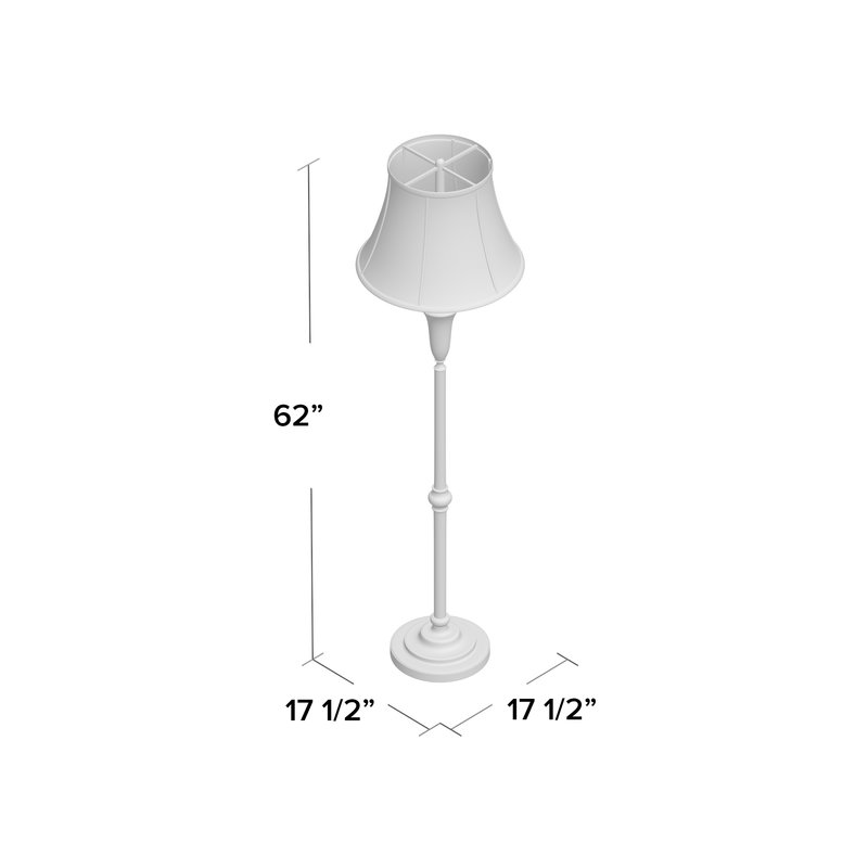 62" Swing Arm Floor Lamp