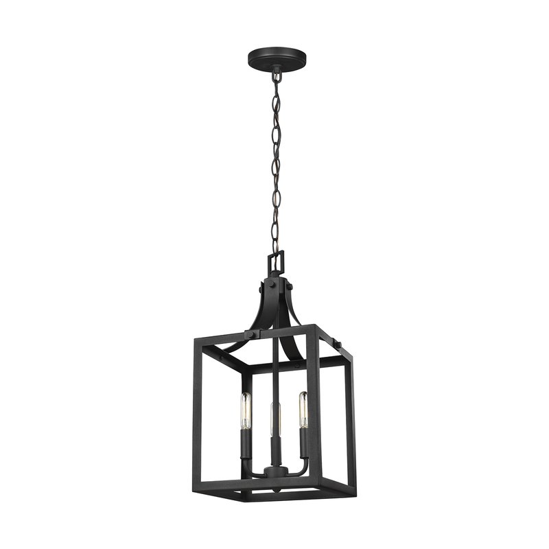 Sherri-Ann 60W 3-Light Metal Foyer Pendant