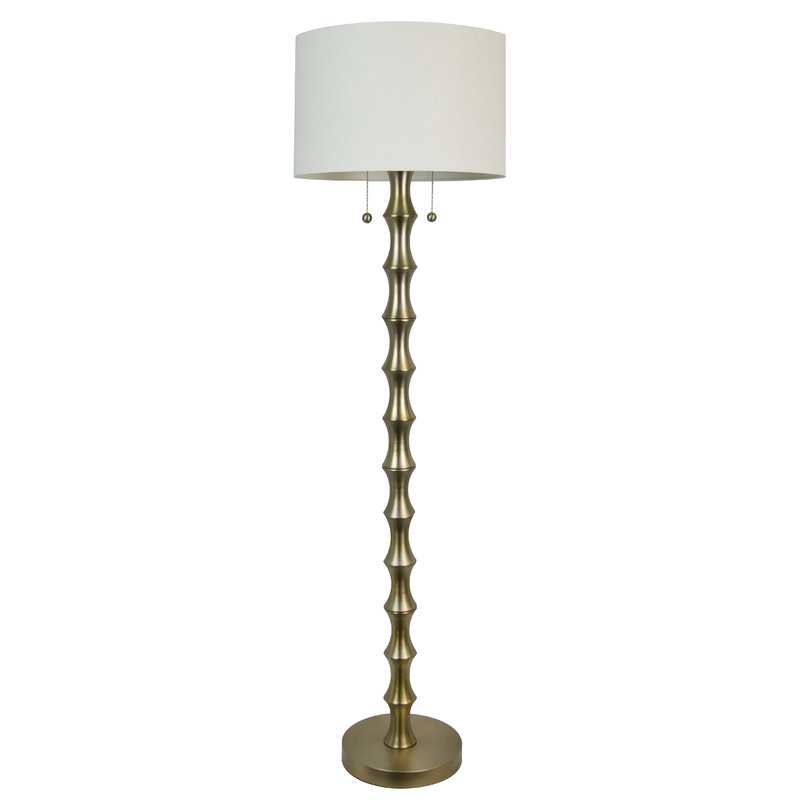 Double Pull Chains 58.5" Floor Lamp