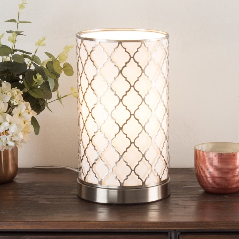 Alessandro Quatrefoil 11.5" Table Lamp