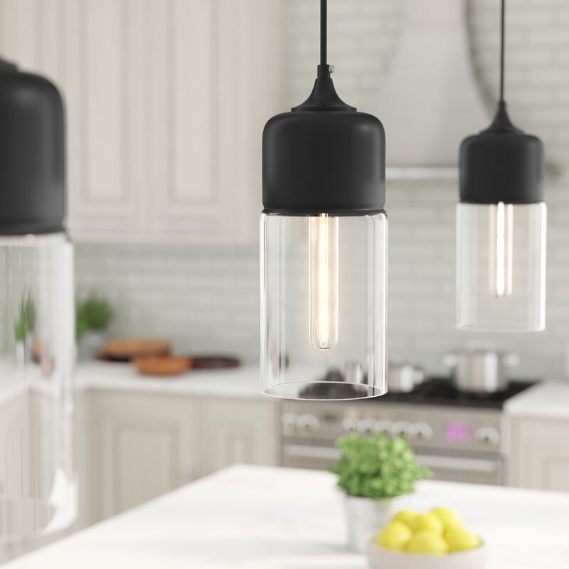 Abingt 1-Light Cylinder Pendant